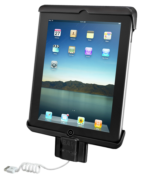 RAM Tab Lock Cradle For iPad 2/3