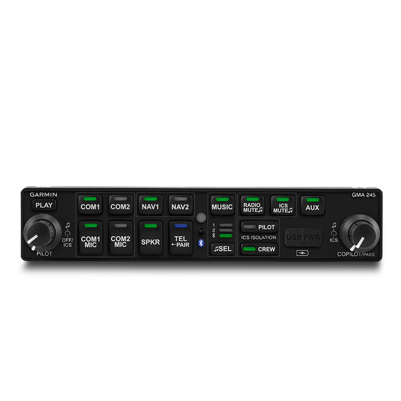 Garmin GMA 245 Audio Panel 6 Place Stereo Non-TSO