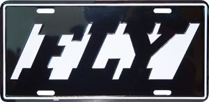 Fly License Plate