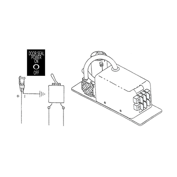 Electric Inflatable Door Seal For Beech 36-58 - Front And Rear Doors