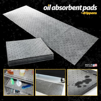 Oil Absorbent Pads 12Pk