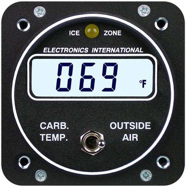 Electronics International CA-1 Carb/Oat 2-1/4 Fahrenheit TSO