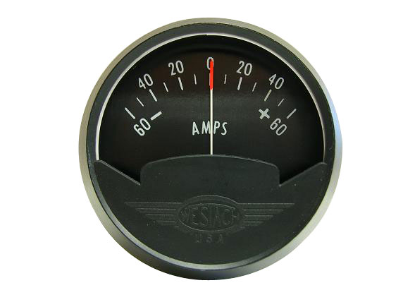 Westach 2 Round Ammeter -60-0-60 50Mv 2C6-15 Non-TSO