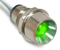 Electronics International Al-1 Green Annunciator Light 12V Or 24V PMA