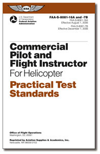 ASA Airman Certification Standards (ACS): Commercial Pilot Rotorcraft Helicopter (Softcover)