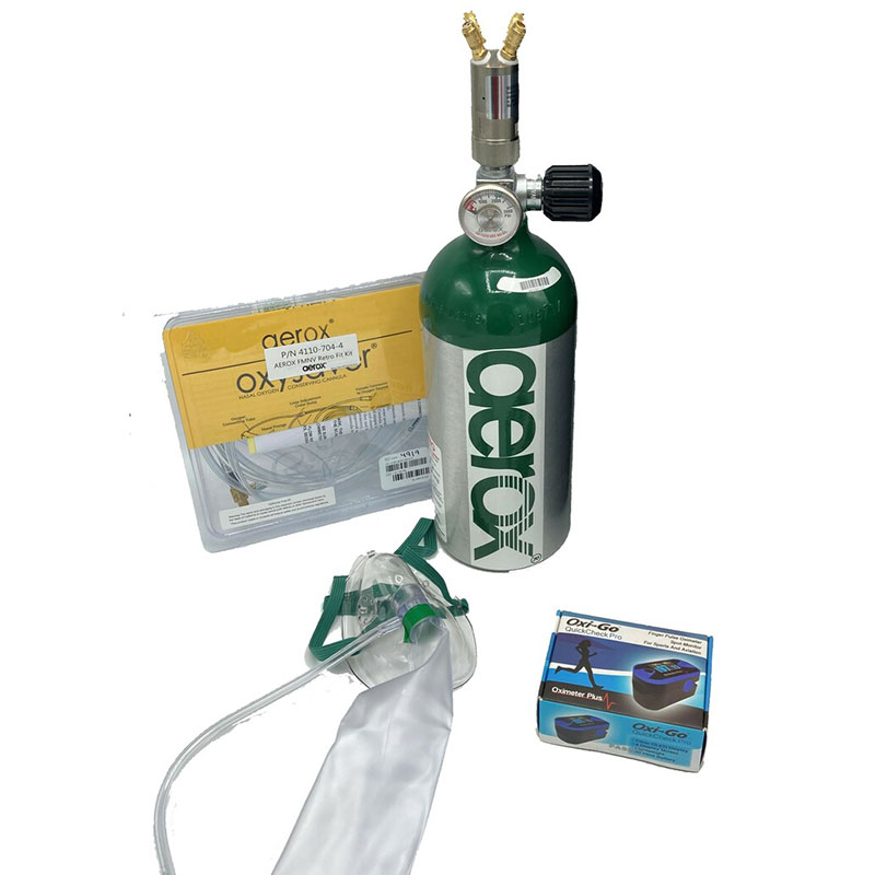 Aerox Oxygen System 4E-500 4 Person 24 Cubic Feet