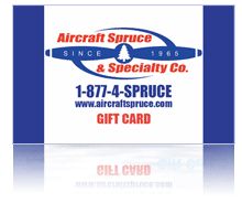 Aircraft Spruce Gift Card