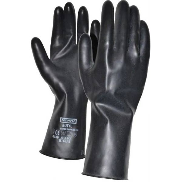 Butyl Gloves 0503 Black Size 9 Large