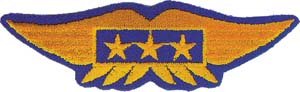 Wings 3 Stars Patch