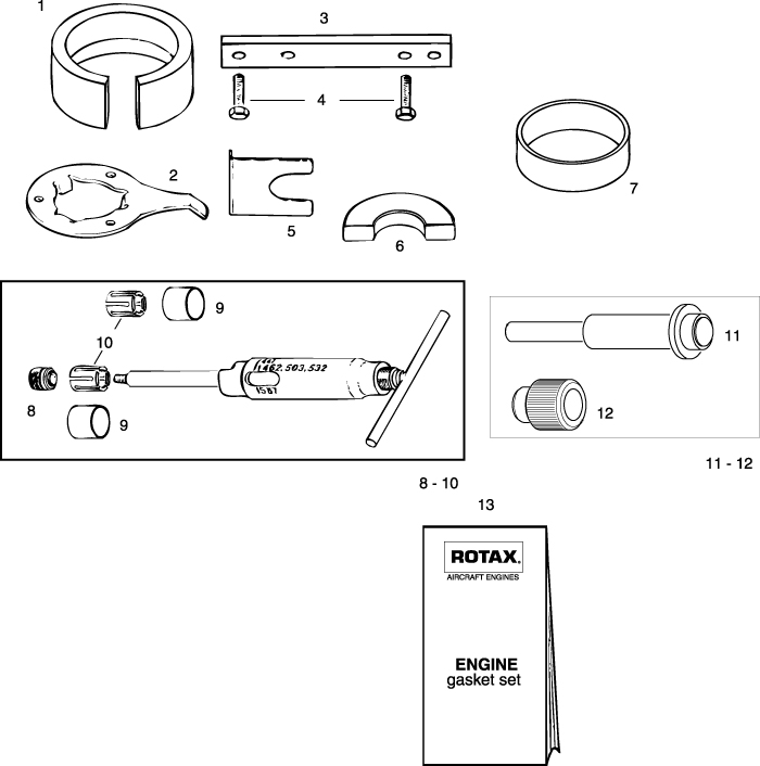 ROTAX 877-180 LOCATING SLEEVE