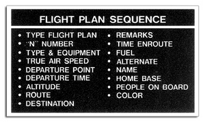 Flight Plan Seq Checklist