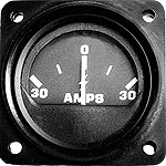 2-1/4 Ammeter +/-Amps Gauge