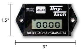 Tiny Tachometer Dtl-6 Diesel 6Mm