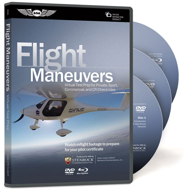 ASA Flight Maneuvers Virtual Test Prep (DVD / Blu-ray)