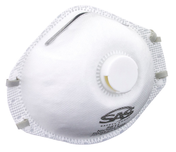 Sas N95 Valved Particulate Respirator Box Of 10