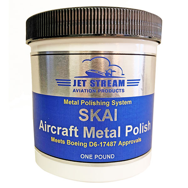 Jet Stream Skai Aircraft Metal Polish - Step 1 Cutting Polish - 1 Lb Jar