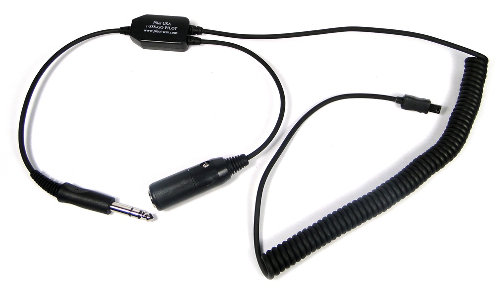Pilot USA Gopro Hero 3 To Dual GA Headset Recording Adapter