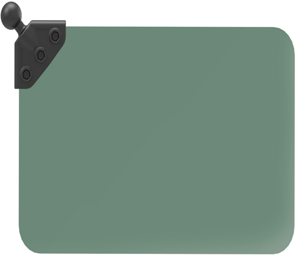 RAM Dark Green Sun Visor With 1 Ball 50% Tint