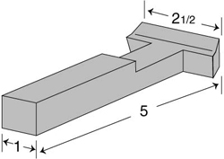 BUCKING BAR 1-1/4 LBS. TP633