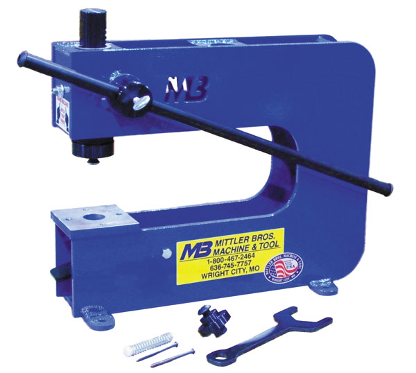 Mittler Manual Bench Press - 12 Throat @ 3 Ton Capacity