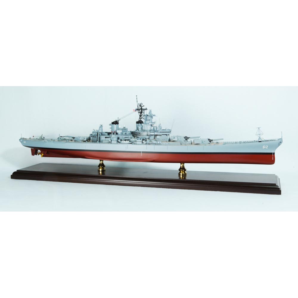 UStainless Steel New Jersey Battleship Model