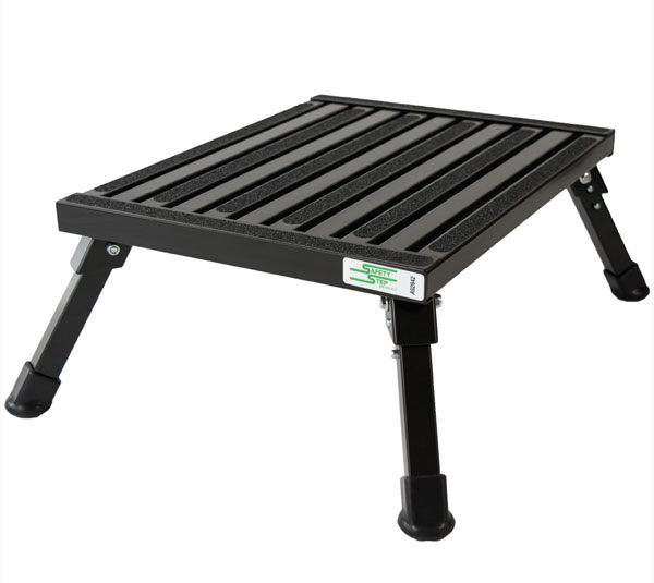 Folding Safety Step - Large Black