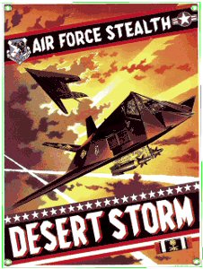 F117A Stealth Fighter Sign