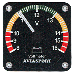 Rotax 912 Voltmeter