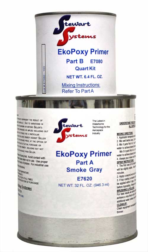 7620Stainless Steel Ekopoxy Smoke Gray Gallon With Heat Pack