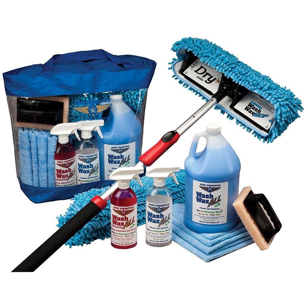 AERO COSMETICS WASH WAX MOP KIT