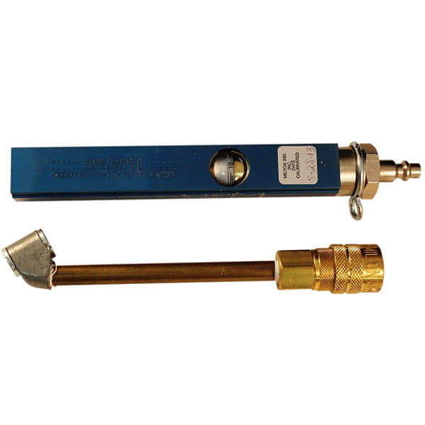 Milton 10-150 PSI Dual Chuck Stem Gauge Assembly