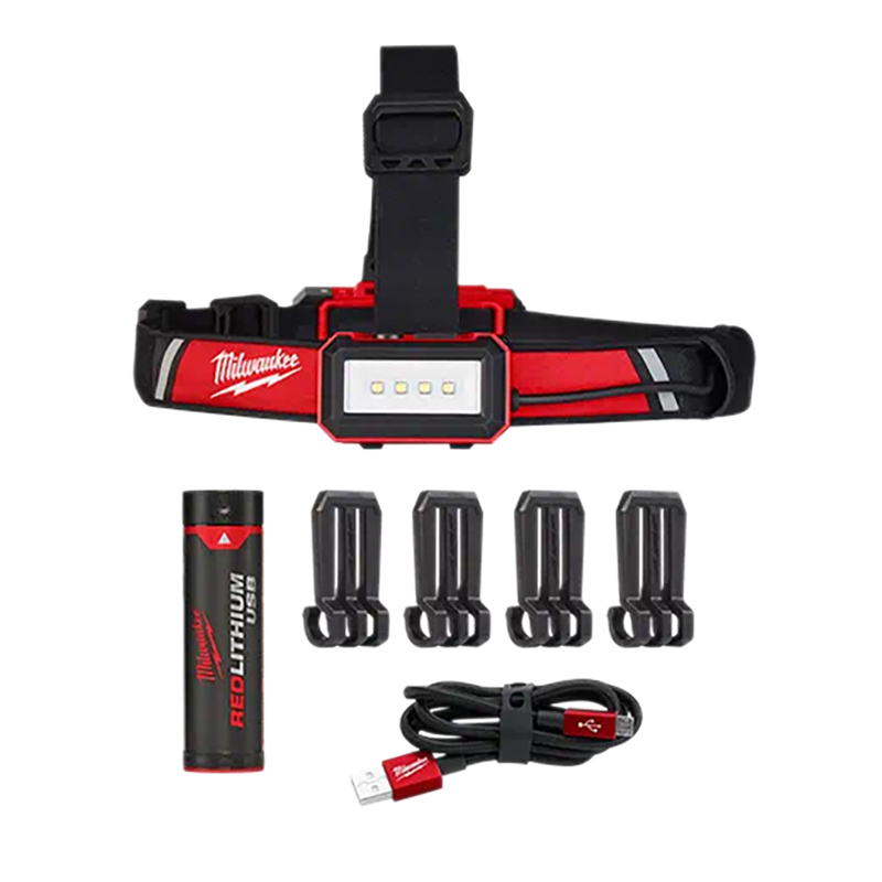 Milwaukee Redlithium USB Low-Profile Headlamp