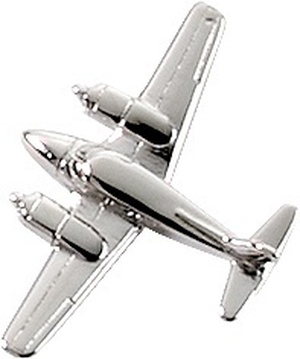 Twin Commanche (3-D Cast) Tackette Silver