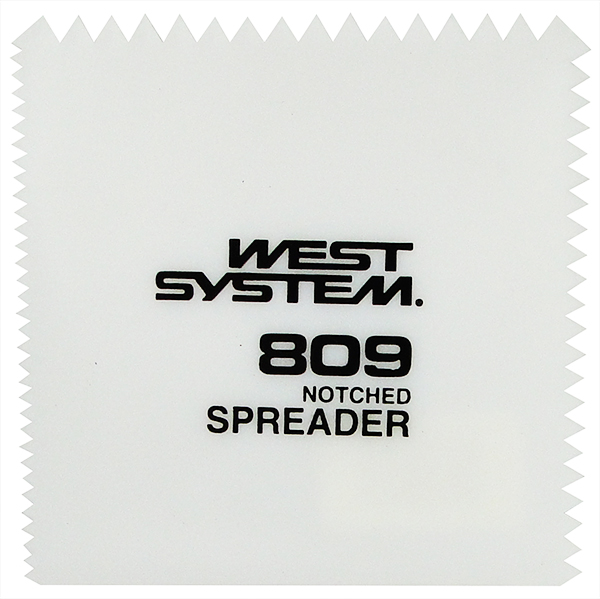 West System Notched Spreader 809