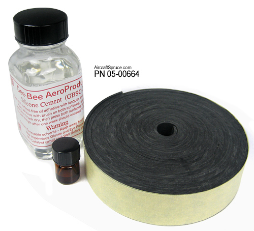 SILICONE ANTI-CHAFE SEAL KIT BLACK