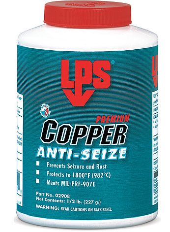 LPS 02908 Copper Anti Seize .5 Lb Case Of 12
