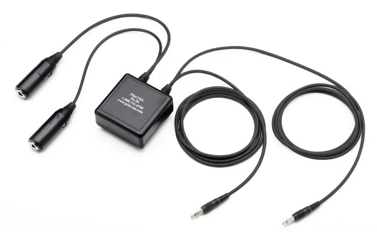 Pilot USA Dual GA To Pc 3.5 MM Adapter