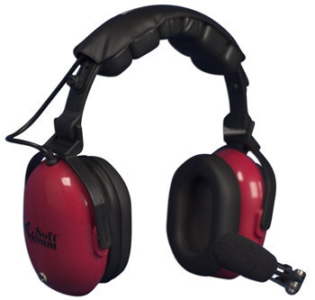 SOFTCOMM C-45-10A CHILDS HEADSET RED WITH AUDIO