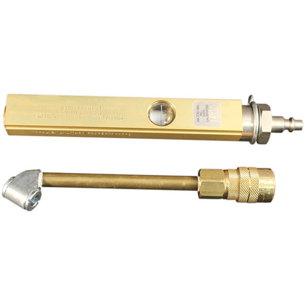 Milton 50-600 PSI Dual Chuck Stem Gauge Assembly