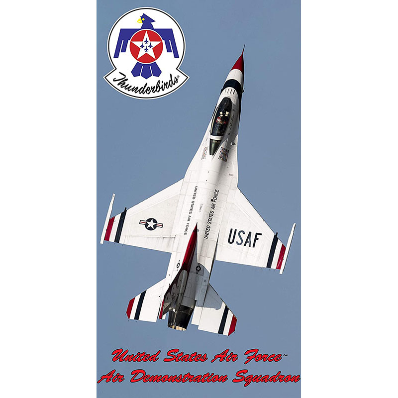 SOLO USAF THUNDERBIRD TOWEL 30"X60"