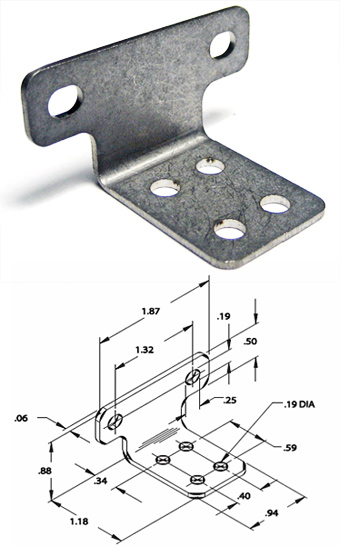 SOLENOID MOUNTING BRACKT 4K007