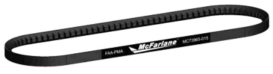 McFarlane Alternator V-Belt For Piper Aircraft MC73965-015 FAA-PMA Approved