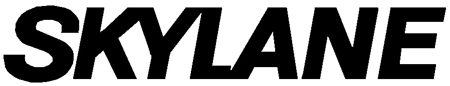 Bold Skylane Placard Black