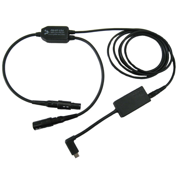 Pilot USA Gopro Hero 5 Audio Recorder Adapter For Bose Lemo