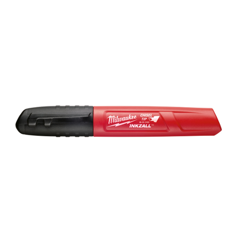 Milwaukee Inkzall Black Chisel Tip Marker