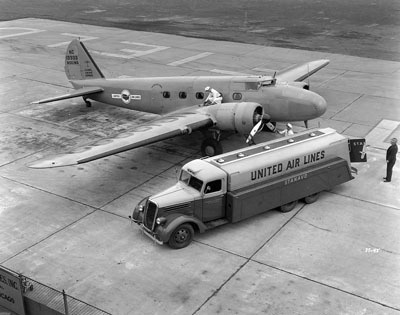 Postcard B247 & Fuel Truck