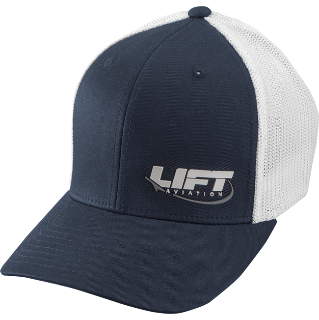 AV-HJETS-WH LIFT AVIATION HAT JET STREAM - WHITE - ONE SIZE