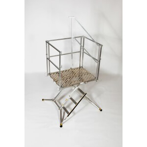 X-DECK 5-STEP 36 WORK STATION WITH GUARDRAIL/ALL ACCESSORIES