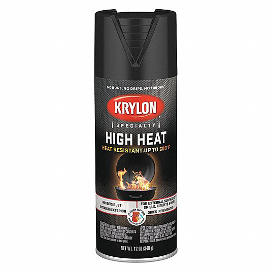 Krylon High Heat Aluminum Paint 16Oz Aerosol