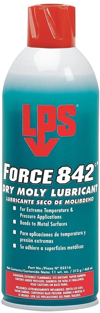 LPS 02516 Force 842 Dry Moly 11Oz Aerosol Case Of 12